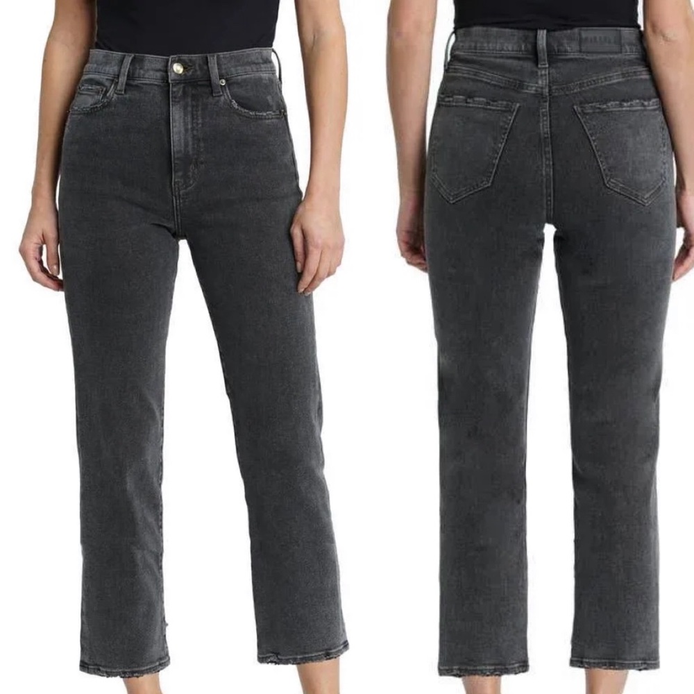 Pistola high rise stretch denim straight leg jeans - 28